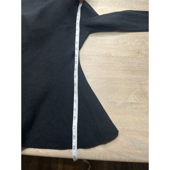 Neiman Marcus NWT Cashmere Collection Cashmere Peplum Sweater Black Medium - Picture 11 of 11